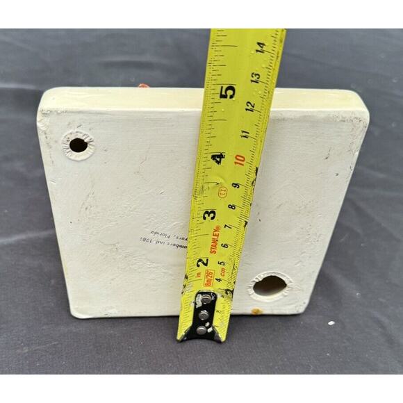 1 Vintage Beachcombers Int’l Ft. Myers FL 1981 BEACH SCENE Ceramic BOOKEND -A96 - Picture 9 of 9